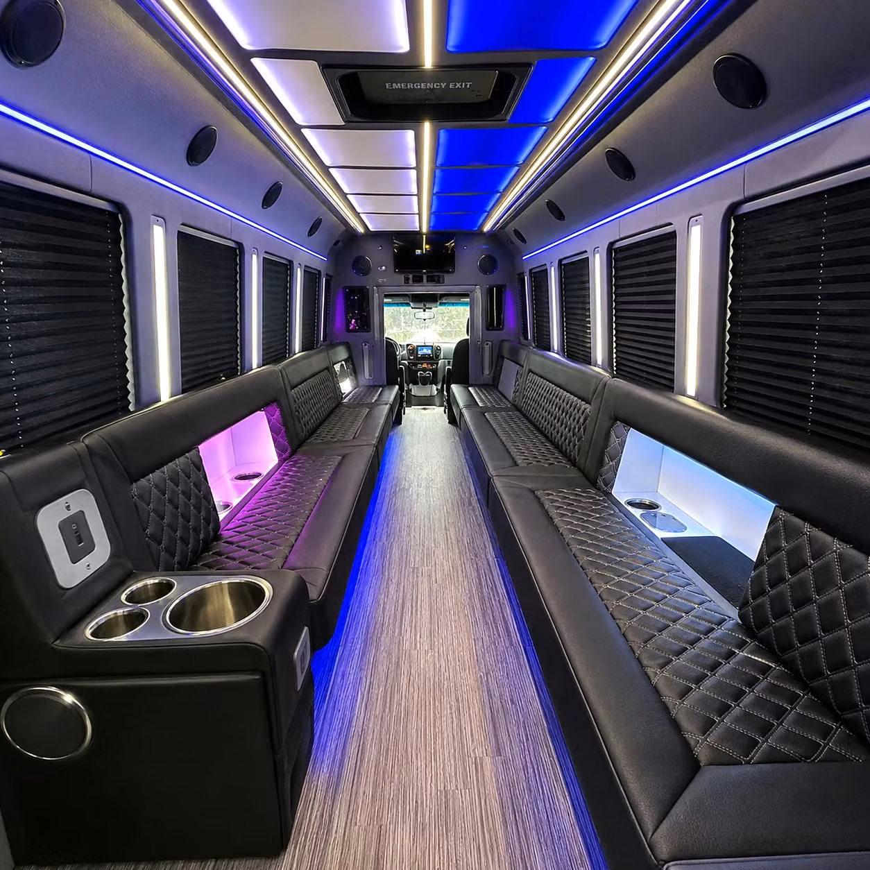 party bus interior
