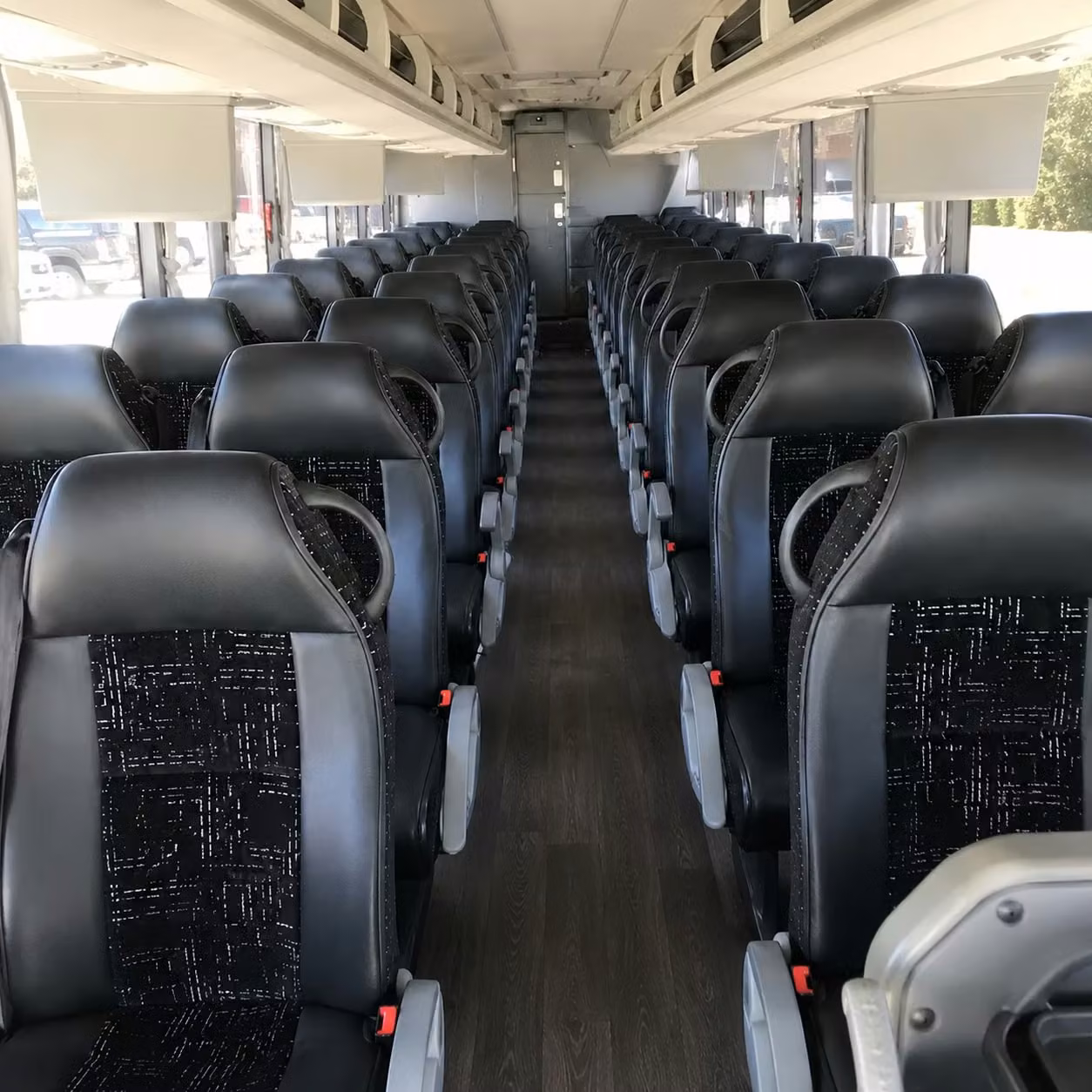 washington charter bus interior